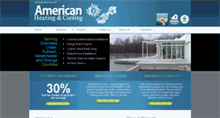 Desktop Screenshot of american-heatingandcooling.com