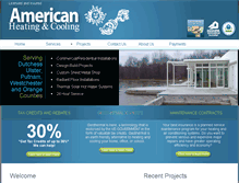 Tablet Screenshot of american-heatingandcooling.com